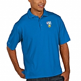 Golden State Warriors Antigua 2018 NBA Finals Bound Pique Xtra-Lite Polo - Blue,baseball caps,new era cap wholesale,wholesale hats